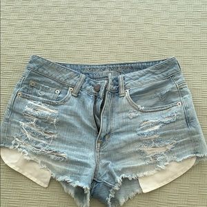American Eagle High Rise Festival Shorts